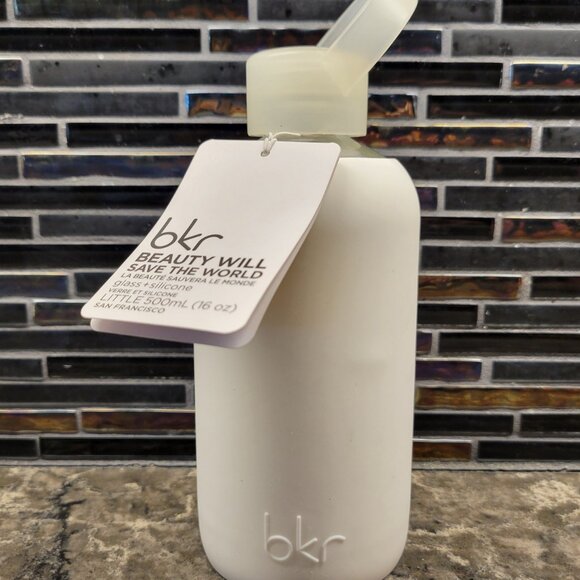 NEW BKR GLASS WATER BOTTLE 2015 SAN FRANCISCO 49ERS “WINTER” 16 OZ RETIRED YOGA - Picture 3 of 11